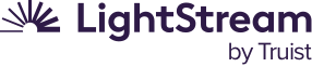 Logo with the text 'LightStream by Yamaha' in purple.